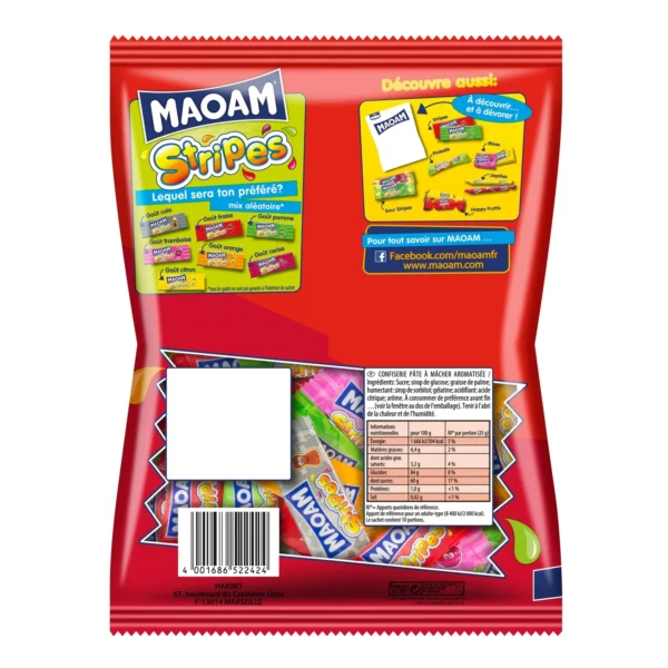 Stripes Maoam Aromatisé - Haribo – Image 2