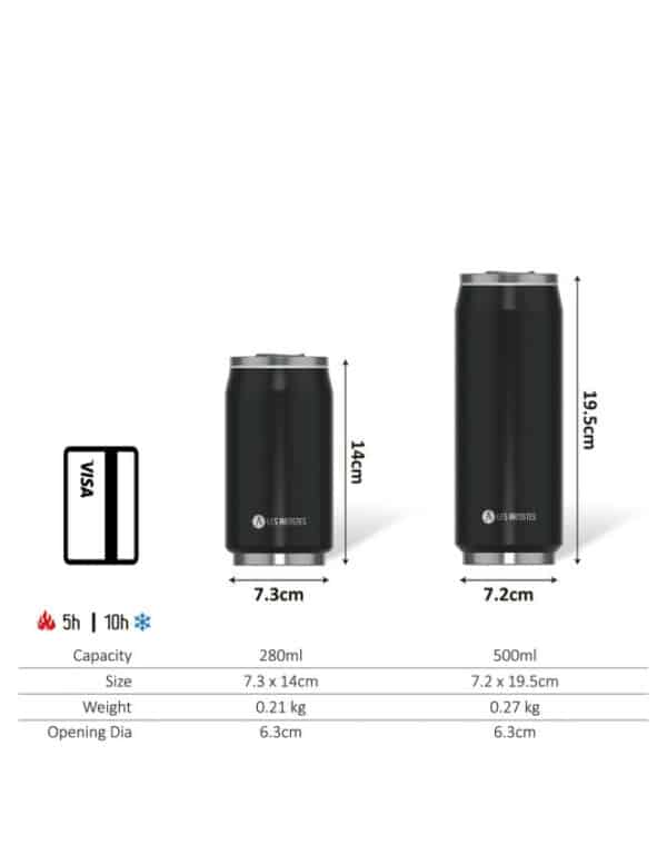 Canette isotherme Happy 280ml - Les Artistes Paris – Image 4