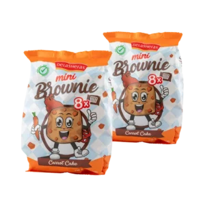 Mini Brownies Carrot Cake Delasheras 8 unités – sachet 200g