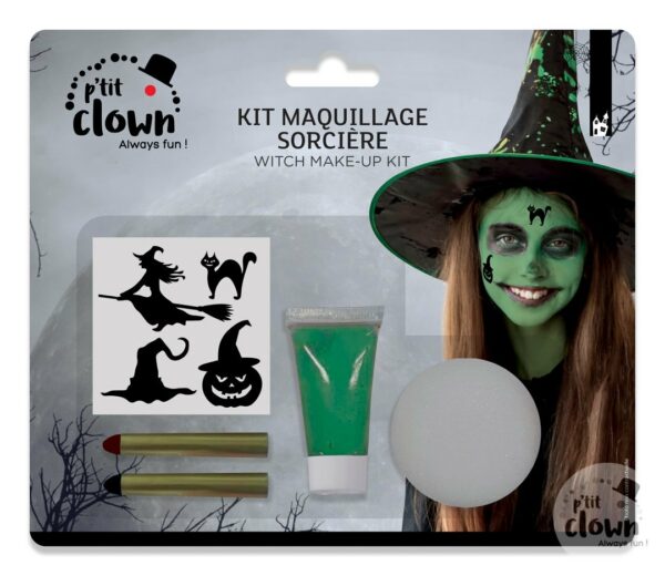 kit maquillage sorcière halloween