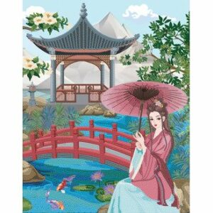 Crystal Art Kit Poster à Diamanter 35x45cm ÉVasion Asie - Oz International