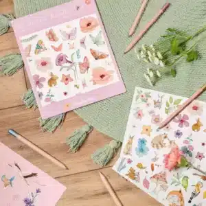 Pochette 108 stickers - Les Rosalies - Moulin Roty