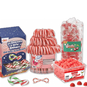 Pack Candy Bar Noël Rouge – 40 à 50 personnes