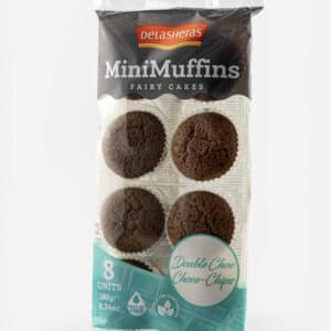 Mini Muffins Double Choco x8 - Delasheras
