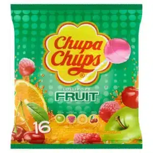 Sachet Fruit 16 sucettes – Chupa Chups