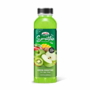 Smoothie vert à la kiwi, à la pomme verte et à la mangue 500 ml – Nawon