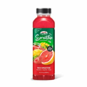 Smoothie rouge à la fraise, à la mangue et au pamplemousse 500 ml – Nawon