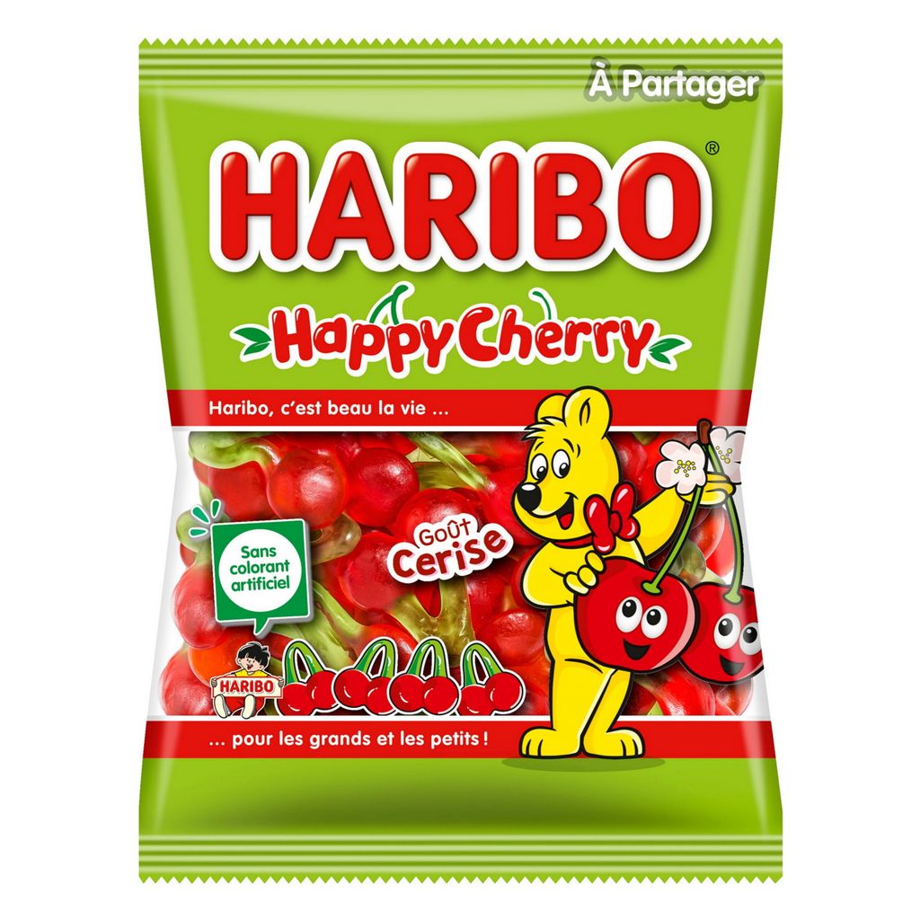 Happy Cherry sachet 220g – Haribo
