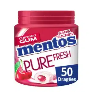 Chewing-gum Pure Fresh Cerise sans sucres - Mentos