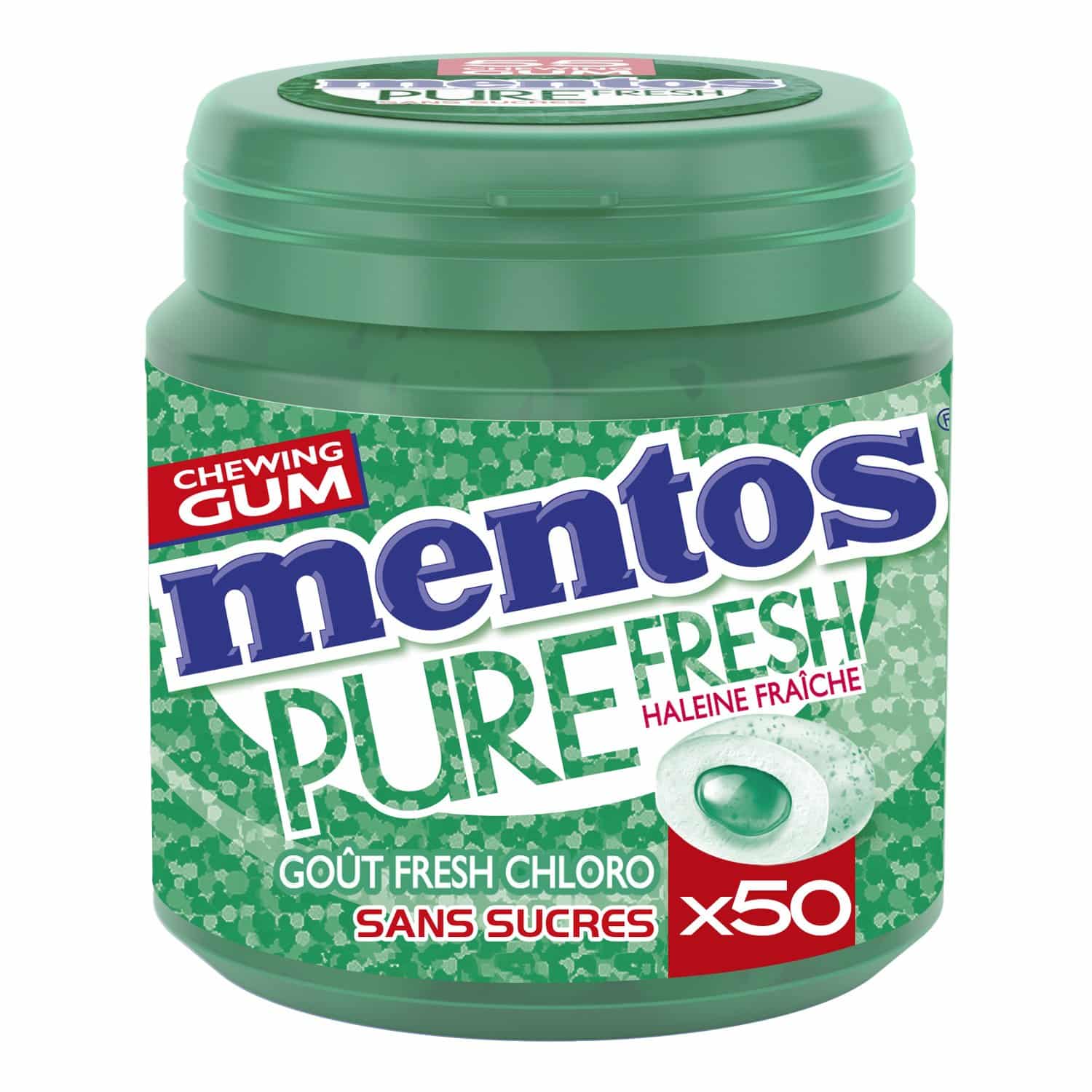 Chewing-gum Pure Fresh Chloro sans sucres - Mentos