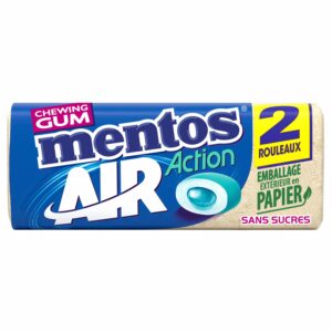 Chewing-Gum Air Action Menthe Fraîche Sans Sucres - Mentos