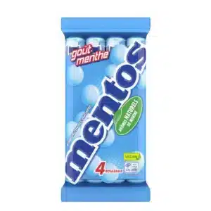 Mentos Bonbons Rouleau Menthe Multipack x4 - Mentos