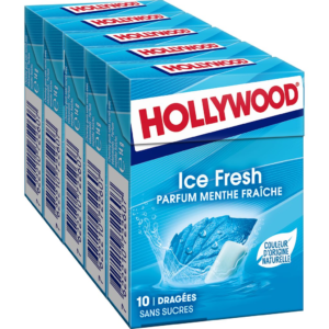 Ice Fresh parfum Menthe Fraîche 10 Dragées x5 - Hollywood