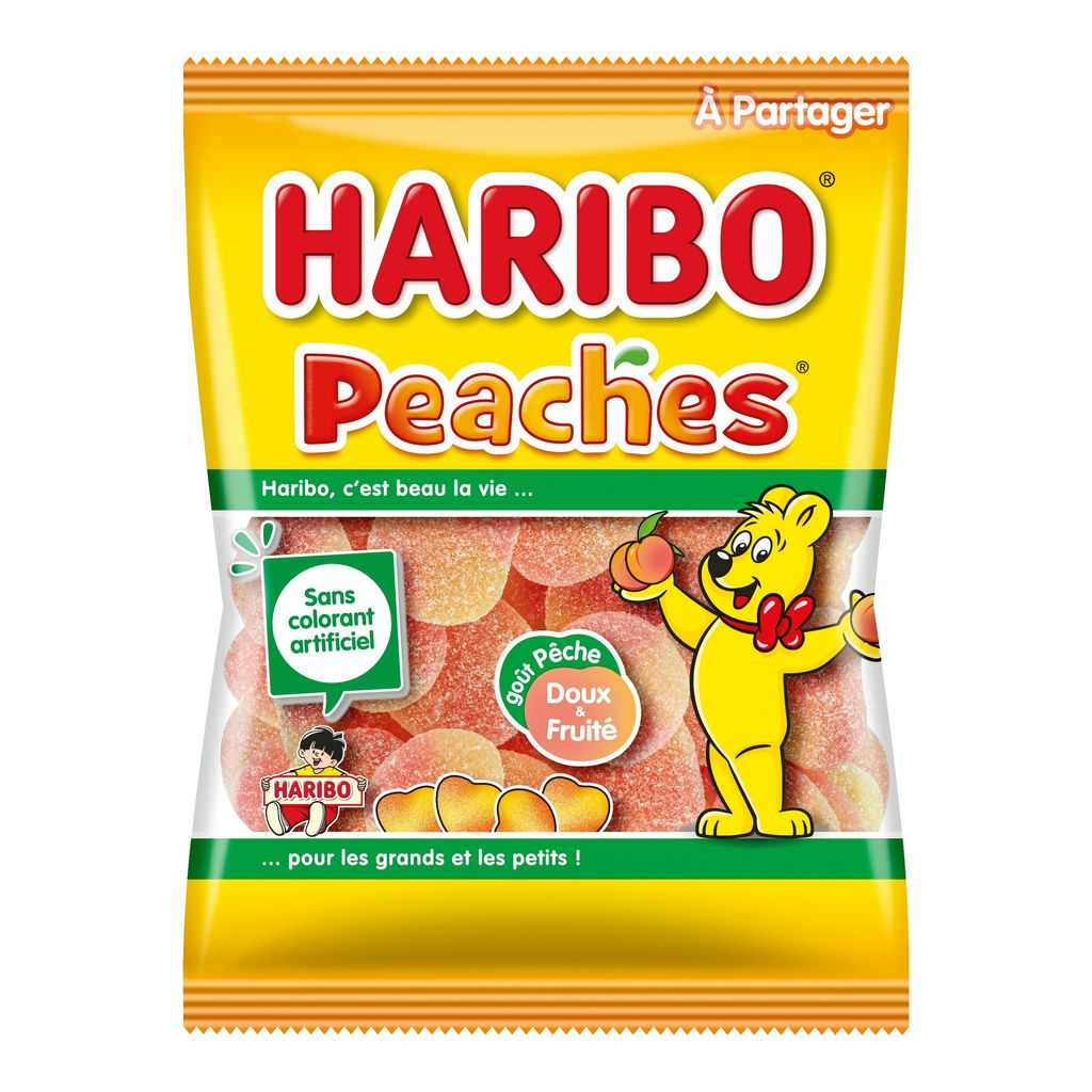 Peaches Sachet 250g - Haribo