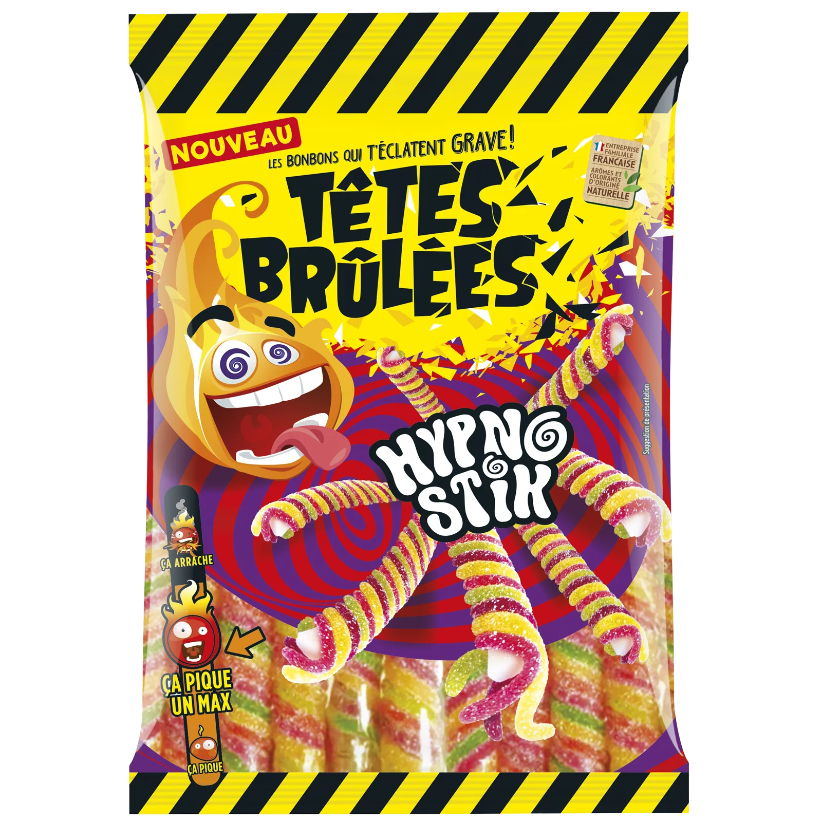 Bonbons piquants Hypnostik 100g - TÊTES BRÛLÉES
